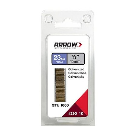 Arrow Fastener 1000PK 58 Pin Nail 23G15-1K